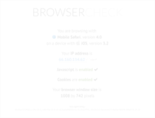 Tablet Screenshot of browsercheck.nl